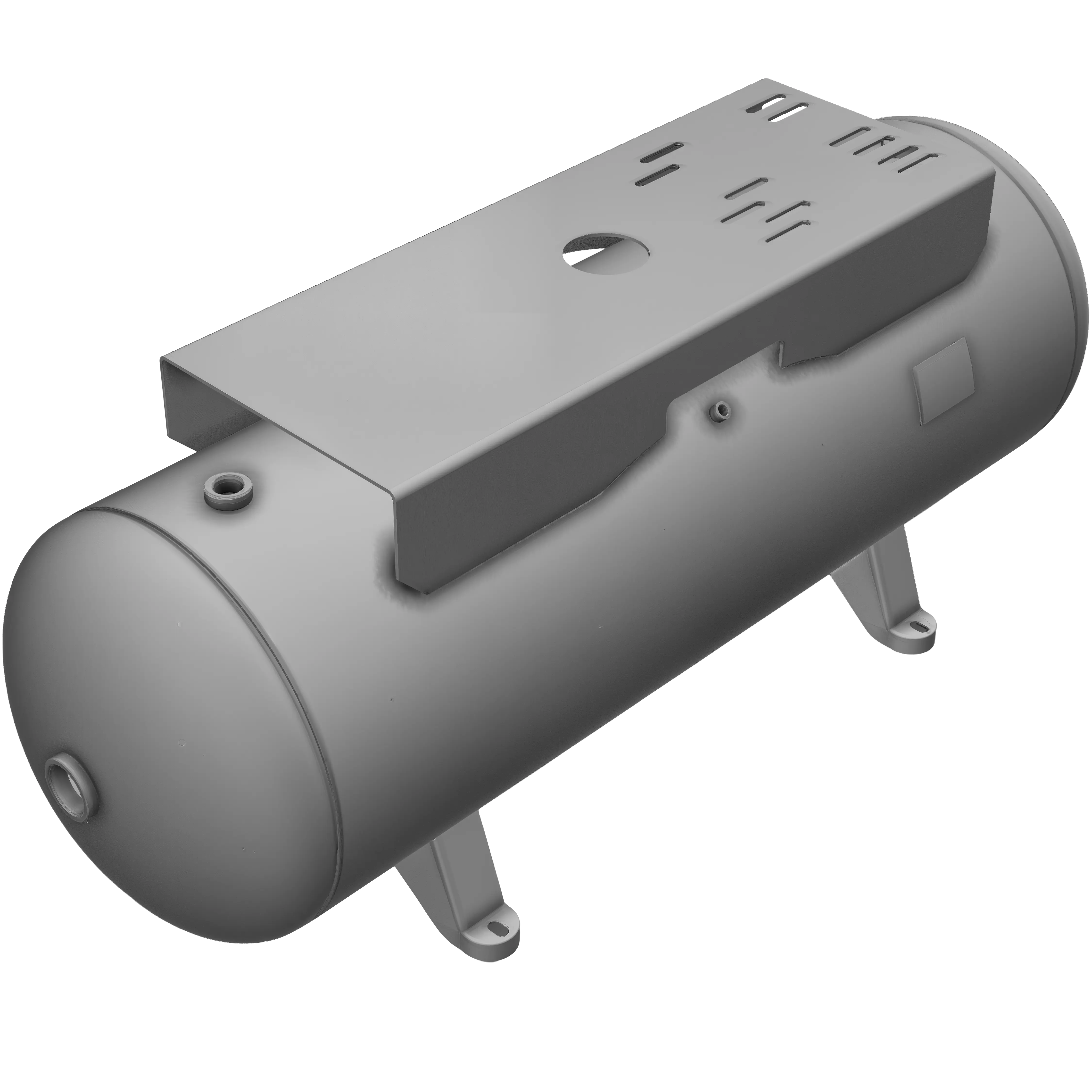 80 Gallon Horizontal Air Tank 200 PSI, Top Plate | Morganton