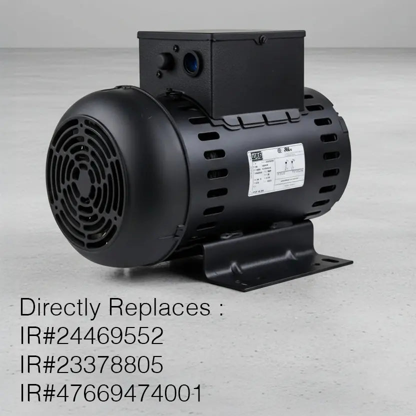 WEG rolled steel compressor-duty electric motor, foot-mounted