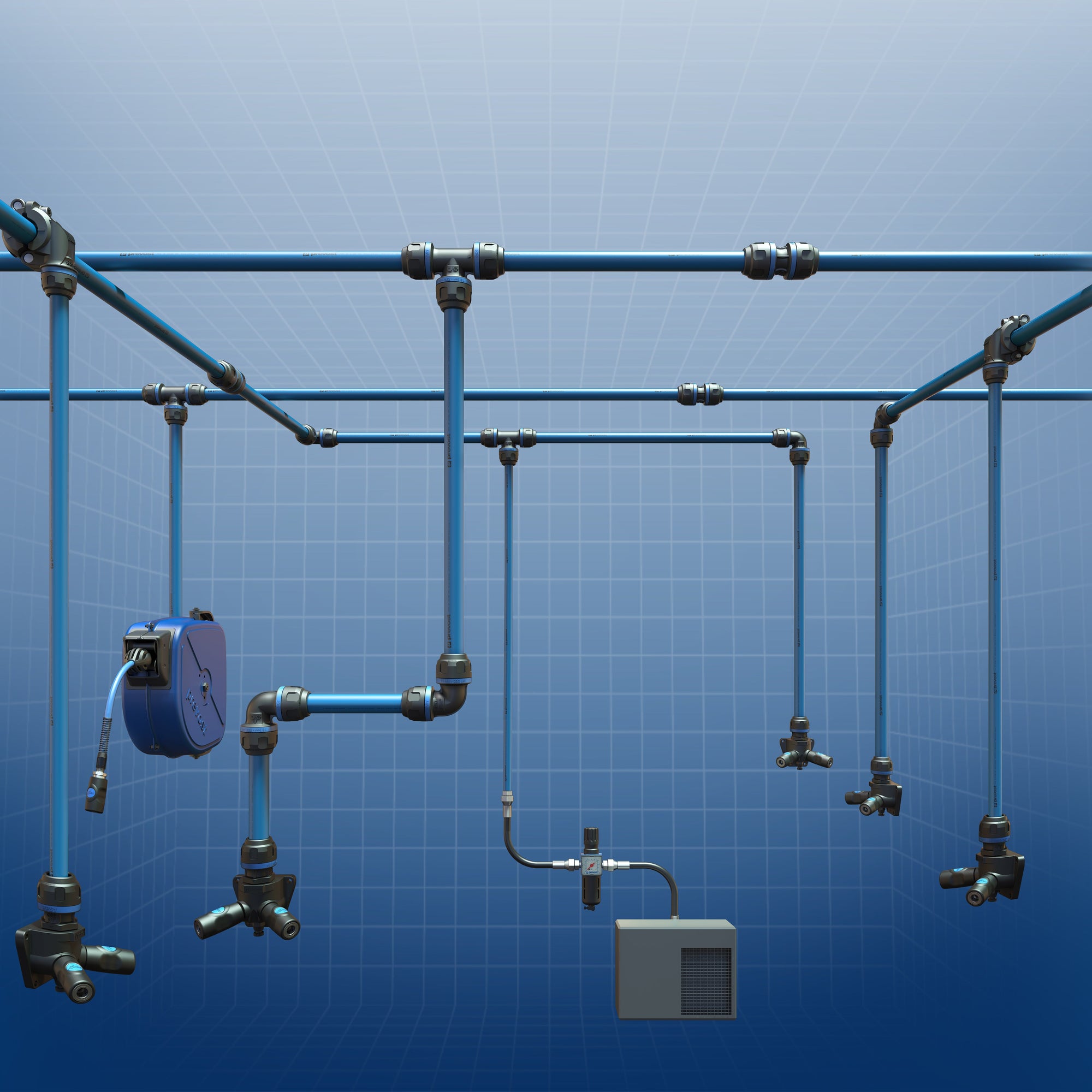 Compressed Air Pipe Materials: Iron, Copper, Stainless, Aluminum