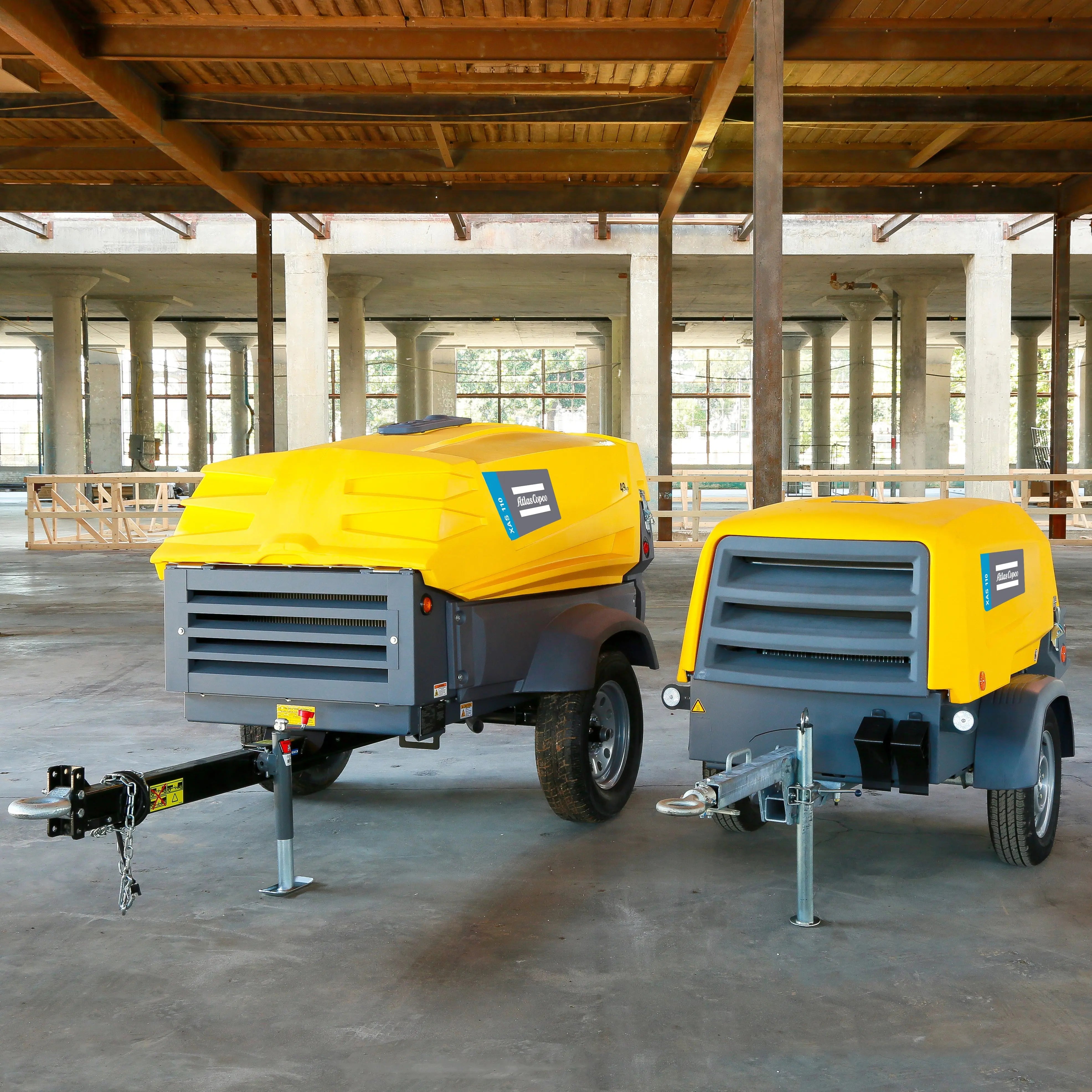 Atlas Copco Portable Rotary Screw Air Compressors