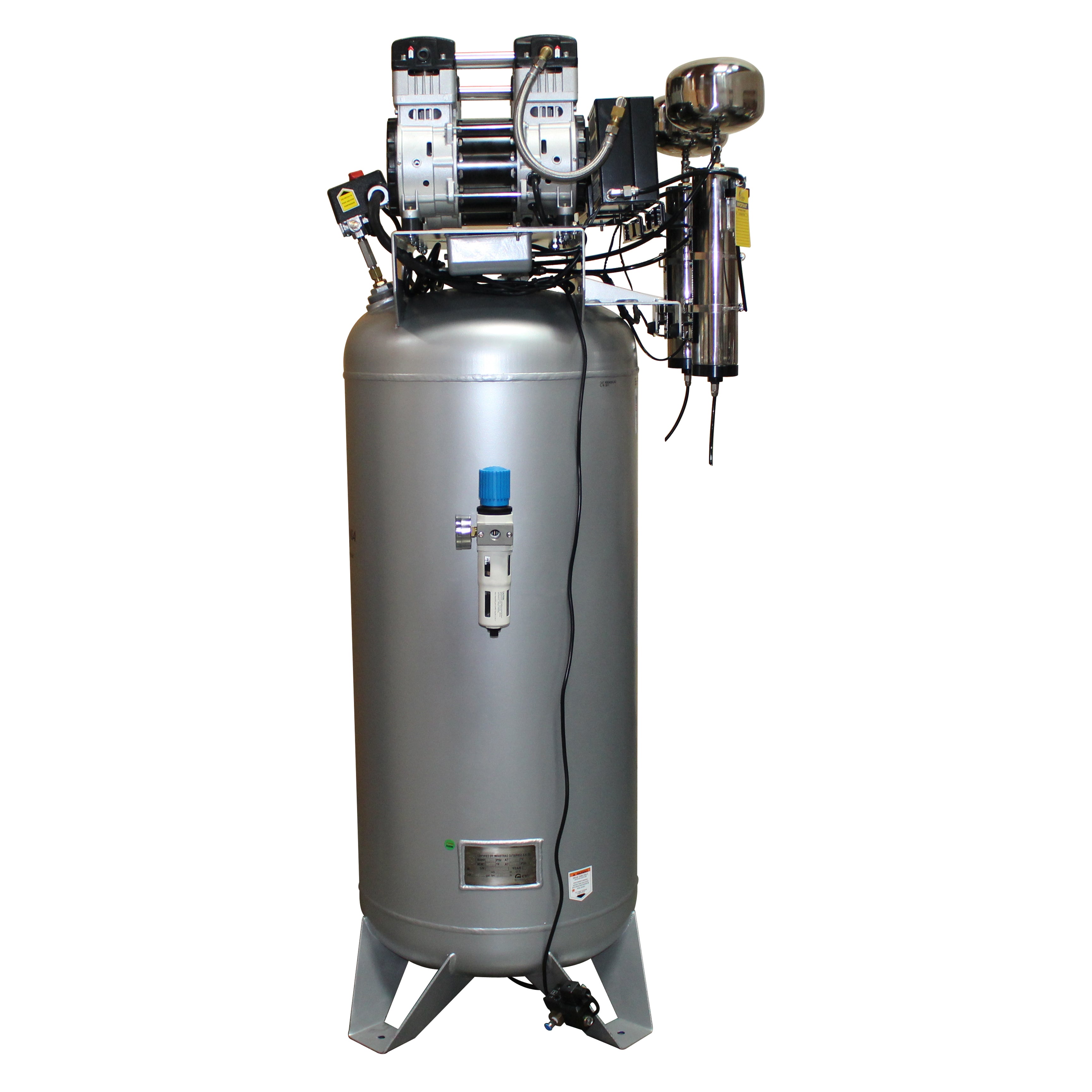 California Air Tools 4.0 Hp, 60.0 Gal. Steel Tank Ultra Quiet & Oil-Free Air Compressor with Air Drying System & Auto Drain