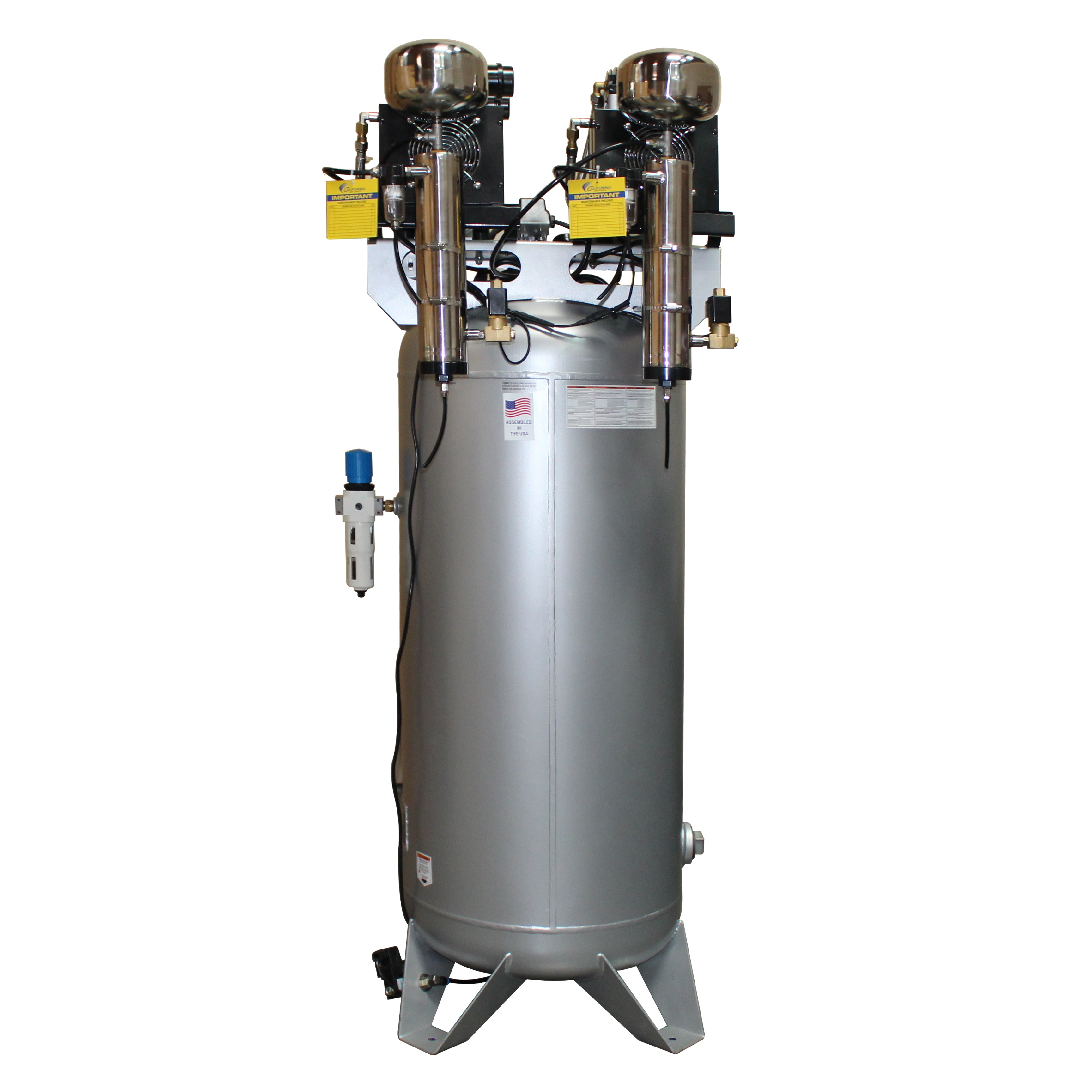 California Air Tools 4.0 Hp, 60.0 Gal. Steel Tank Ultra Quiet & Oil-Free Air Compressor with Air Drying System & Auto Drain