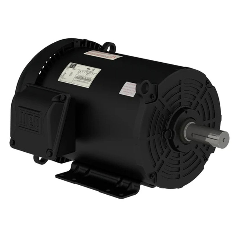 Weg Rolled Steel NEMA Premium Efficiency 7.5 HP Motor 4P 60 Hz IC411 - TEFC - Foot-mounted
