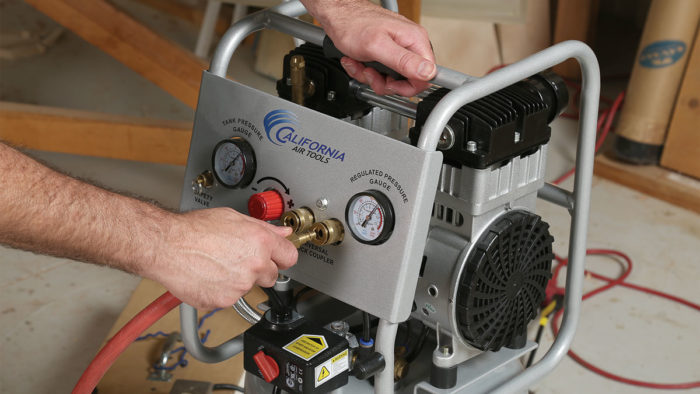 California Air Tools 2.0 Hp, 10.0 Gal. Steel Tank Ultra Quiet & Oil-Free Air Compressor