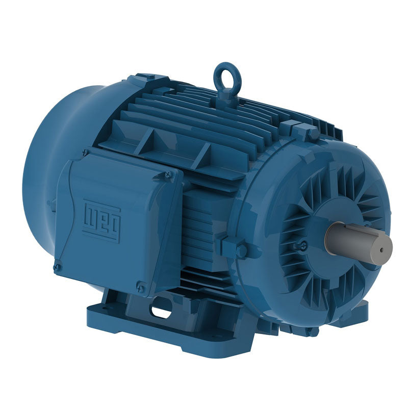 Weg W22 NEMA Premium Efficiency 25 HP Motor 4P IC411 - TEFC - Foot-mounted