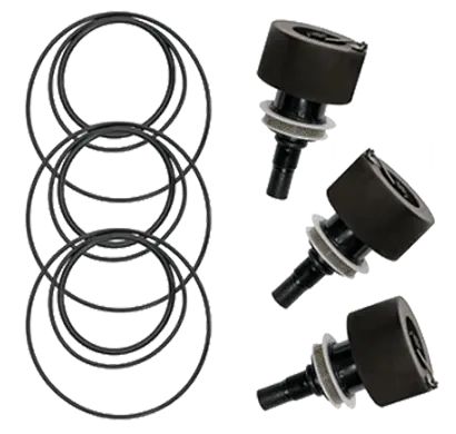 Tsunami automatic float drain replacement 3-pack for compressed air water separators