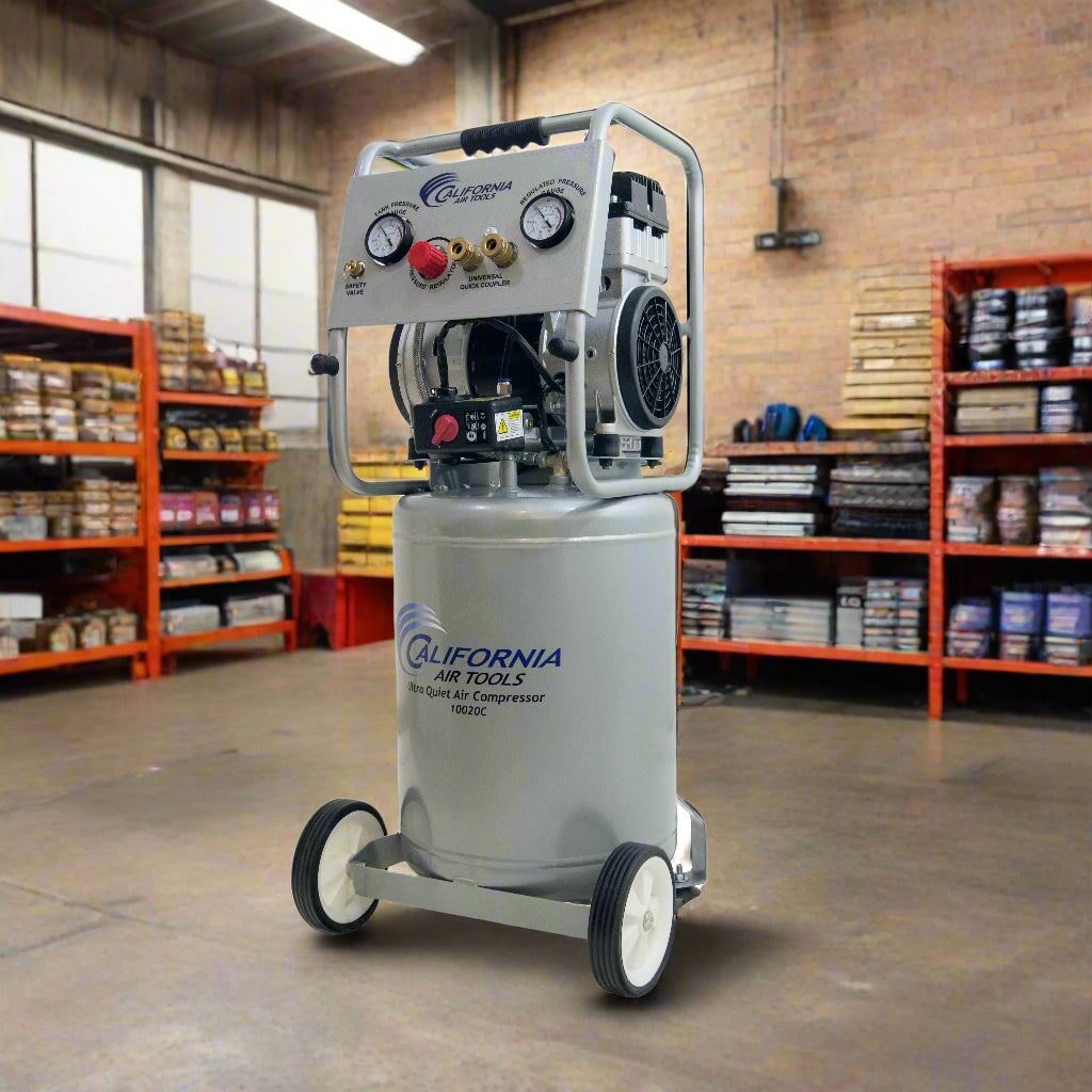 California Air Tools 2.0 Hp, 10.0 Gal. Steel Tank Ultra Quiet & Oil-Free Air Compressor (220v 60 hz)