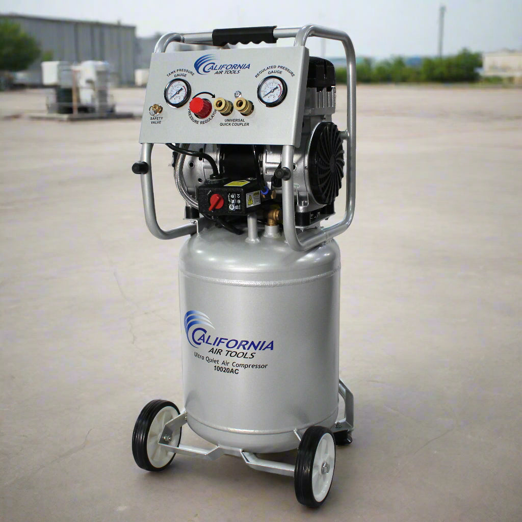 California Air Tools 2.0 Hp, 10.0 Gal. Steel Tank Ultra Quiet & Oil-Free Air Compressor