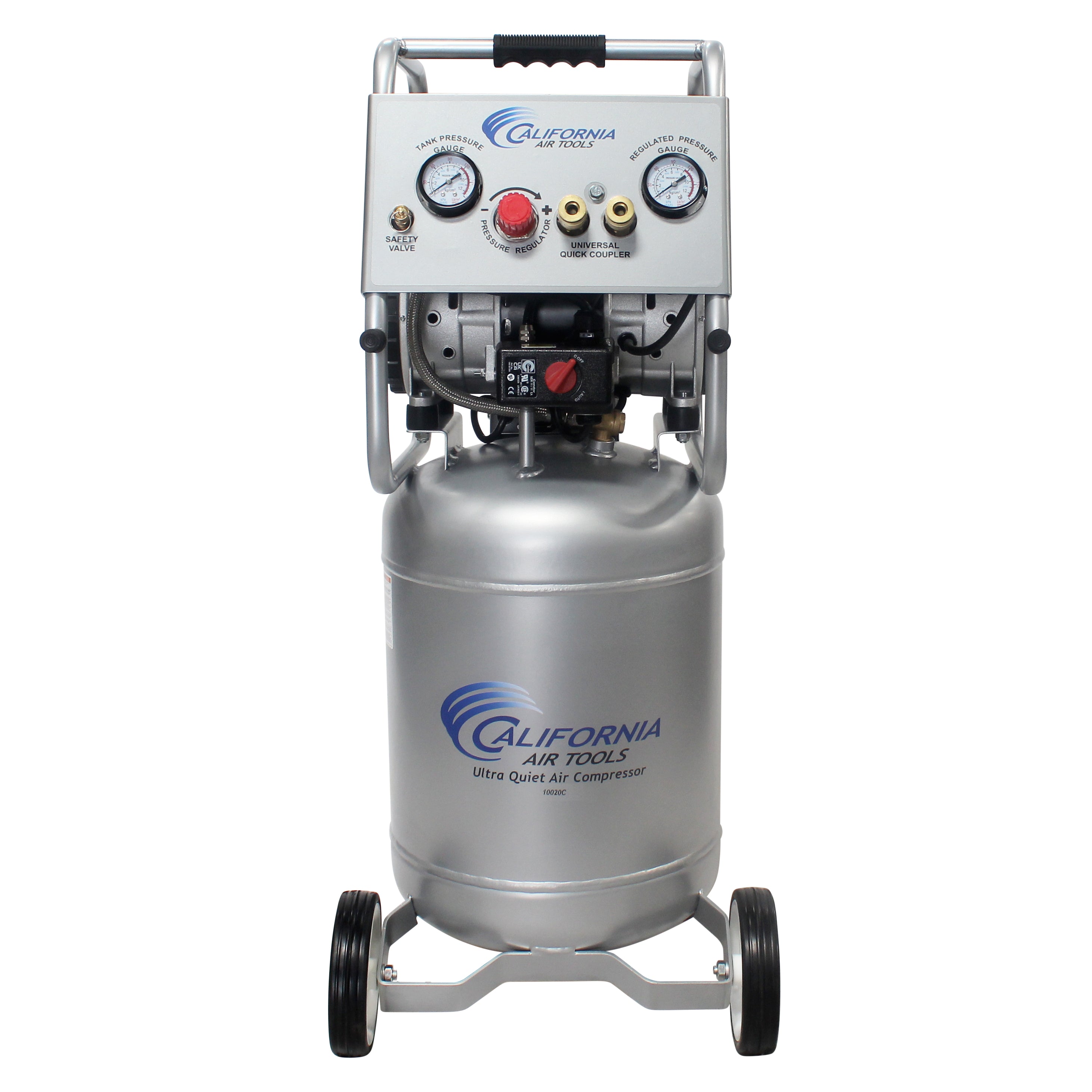 California Air Tools 2.0 Hp, 10.0 Gal. Steel Tank Ultra Quiet & Oil-Free Air Compressor