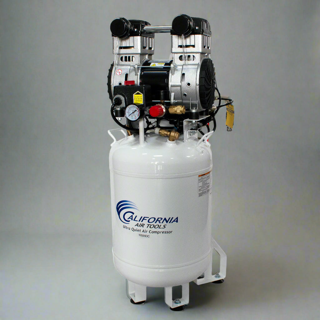 California Air Tools 2.0 Hp, 10.0 Gal. Steel Tank Ultra Quiet & Oil-Free Air Compressor with Air Drying System (110V 60Hz)