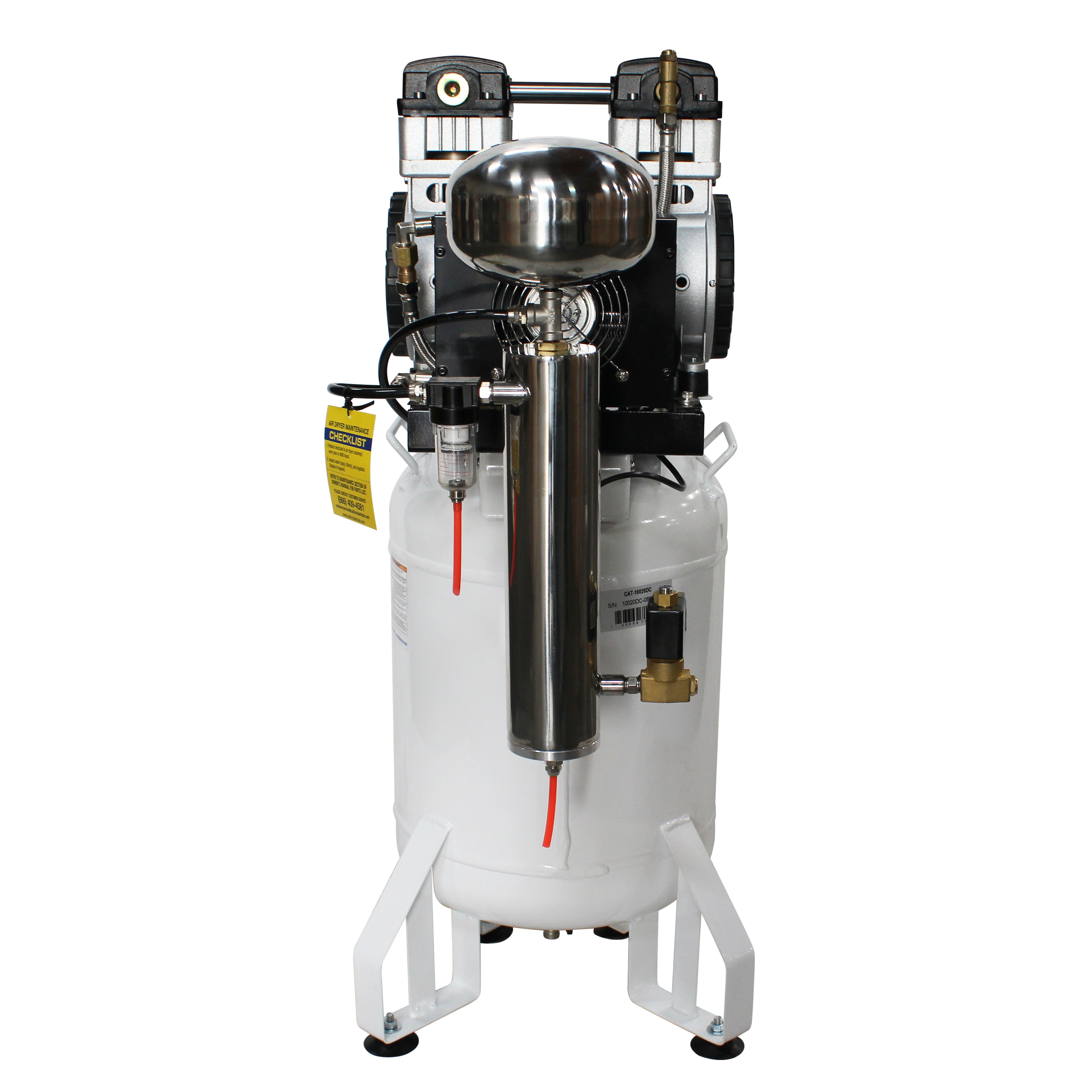 California Air Tools 2.0 Hp, 10.0 Gal. Steel Tank Ultra Quiet & Oil-Free Air Compressor with Air Drying System (110V 60Hz)