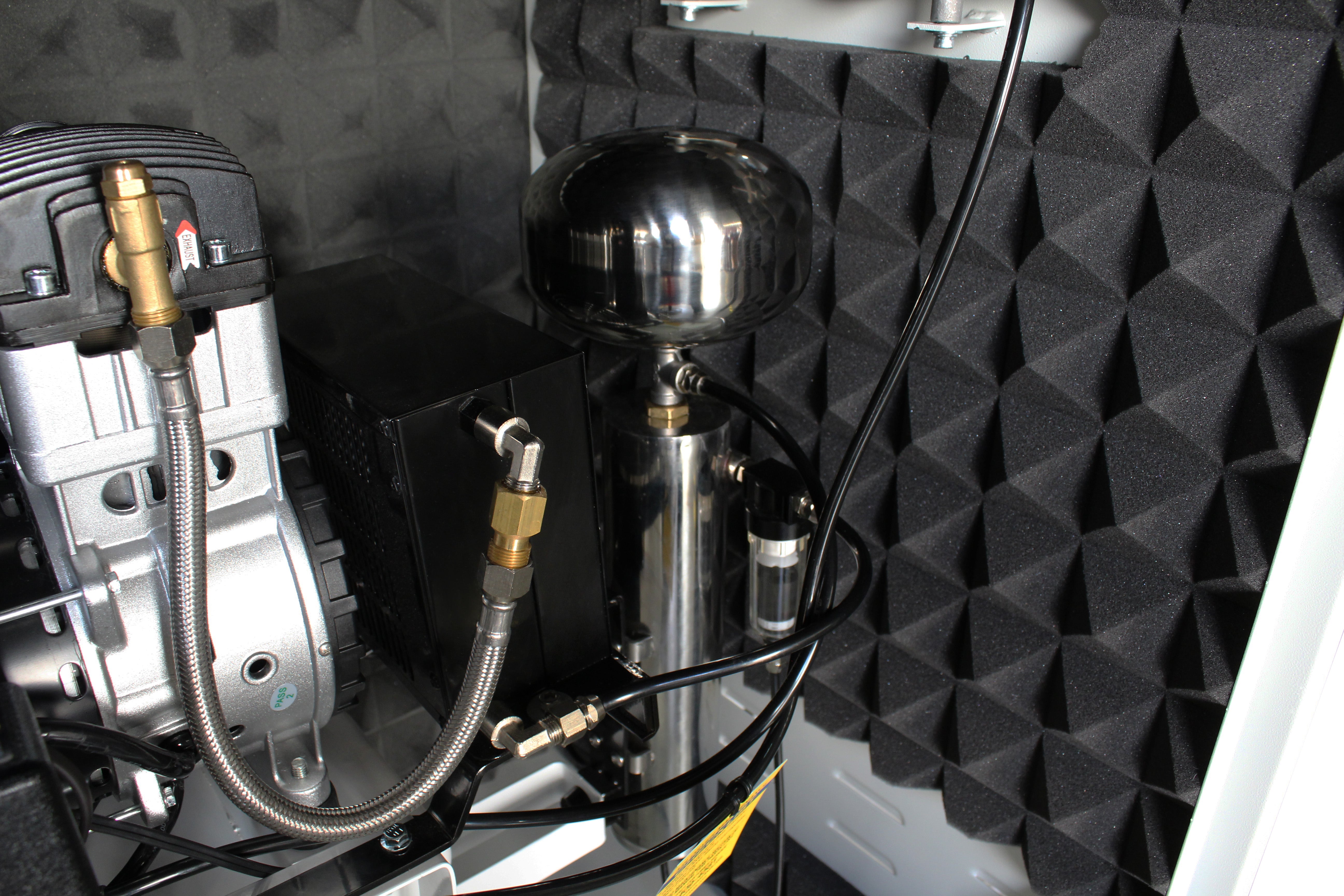 California Air Tools 2.0 Hp 10.0 Gal. Ultra Quiet & Oil-Free Air Compressor with Air Dryer in Sound Proof Cabinet