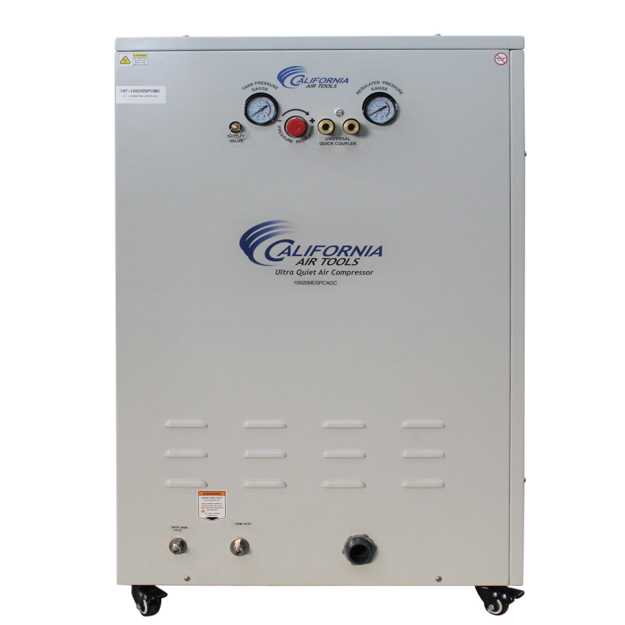 California Air Tools 10 Gal. 2.0 Hp Ultra Quiet & Oil-Free Air Compressor with 98% Air Drying System and Automatic Drain in Sound Proof Cabinet