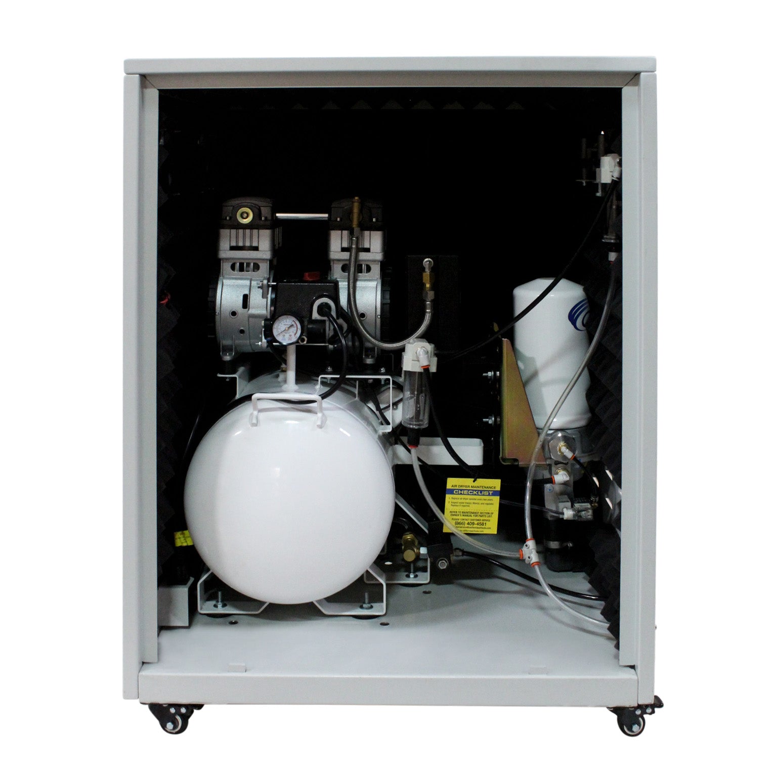 California Air Tools 10 Gal. 2.0 Hp Ultra Quiet & Oil-Free Air Compressor with 98% Air Drying System and Automatic Drain in Sound Proof Cabinet