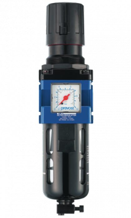 Filter-Regulator (Gauge Included) With Wall Bracket by Prevost