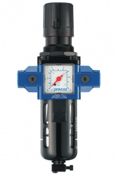 Alto 2 – 3/8” Filter-Regulator (Gauge Included) With Wall Bracket And Pipe Adapters by Prevost