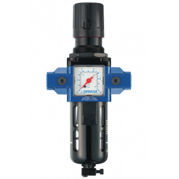 Alto 2 – 3/8” Filter-Regulator (Gauge Included) With Wall Bracket And Pipe Adapters by Prevost