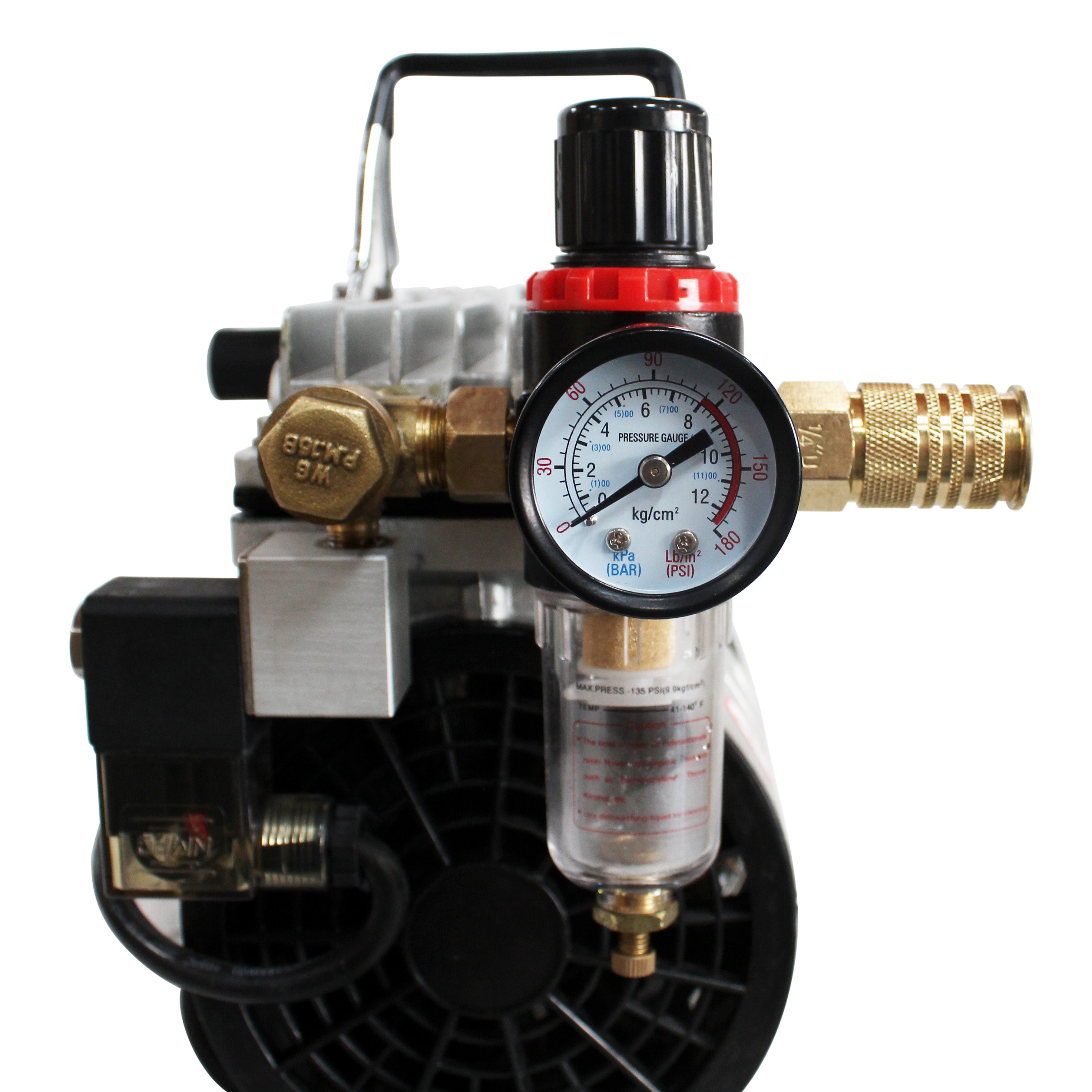 California Air Tools 1.0 Hp Tankless Ultra Quiet & Oil-Free Air Compressor with Power Pedal