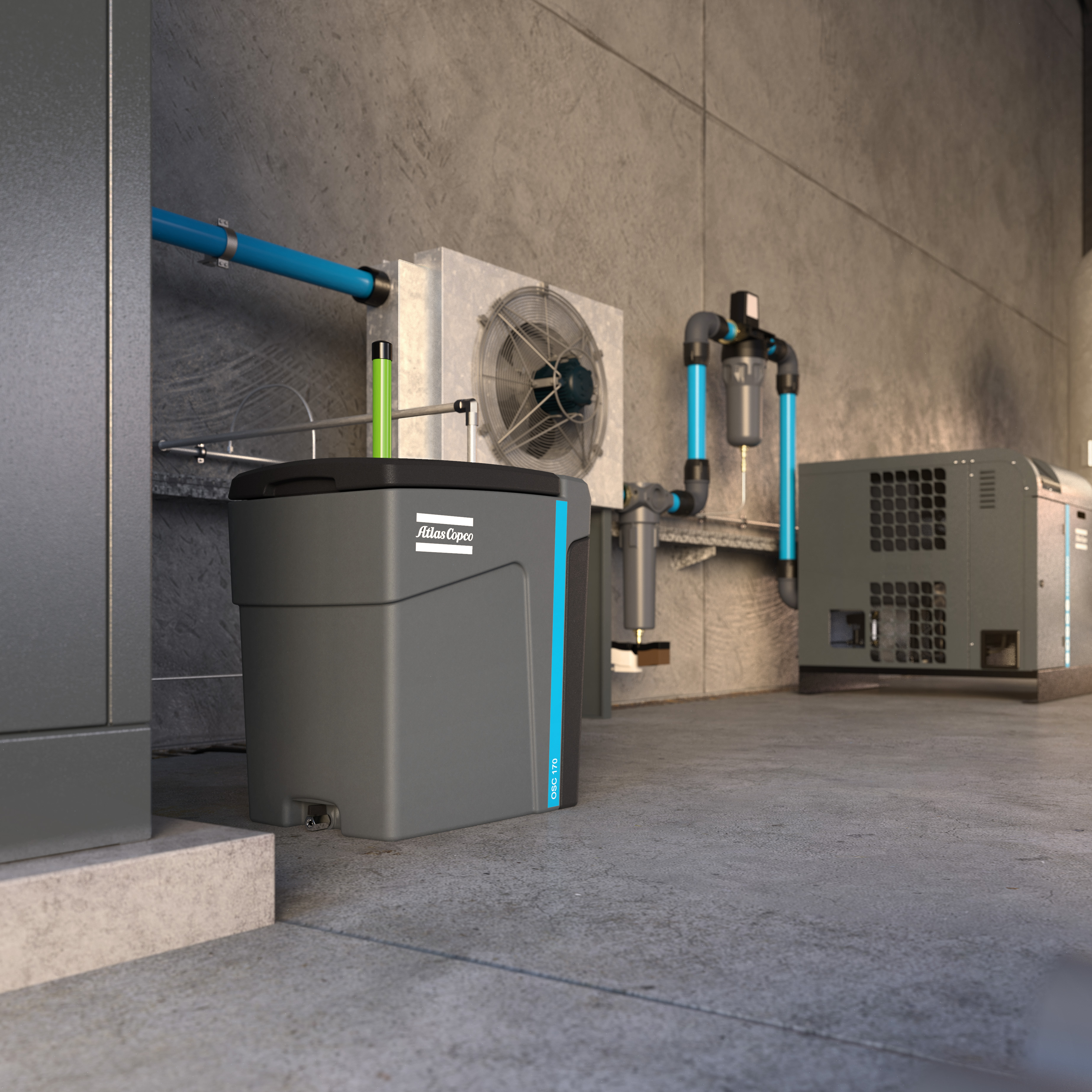 OSC12-2500 Condensate Treatment By Atlas Copco