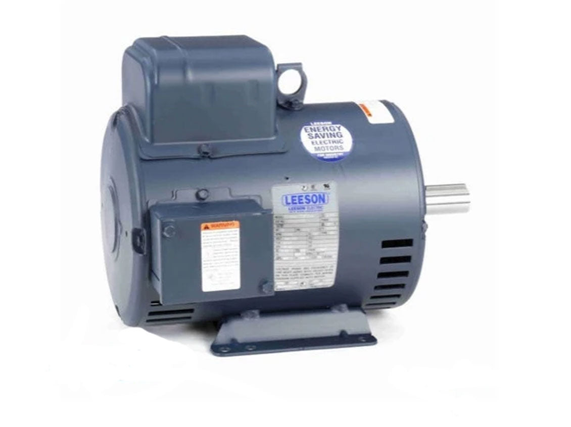 5HP LEESON 1740 RPM 184T DP 208-230V 1PH Air Compressor Motor
