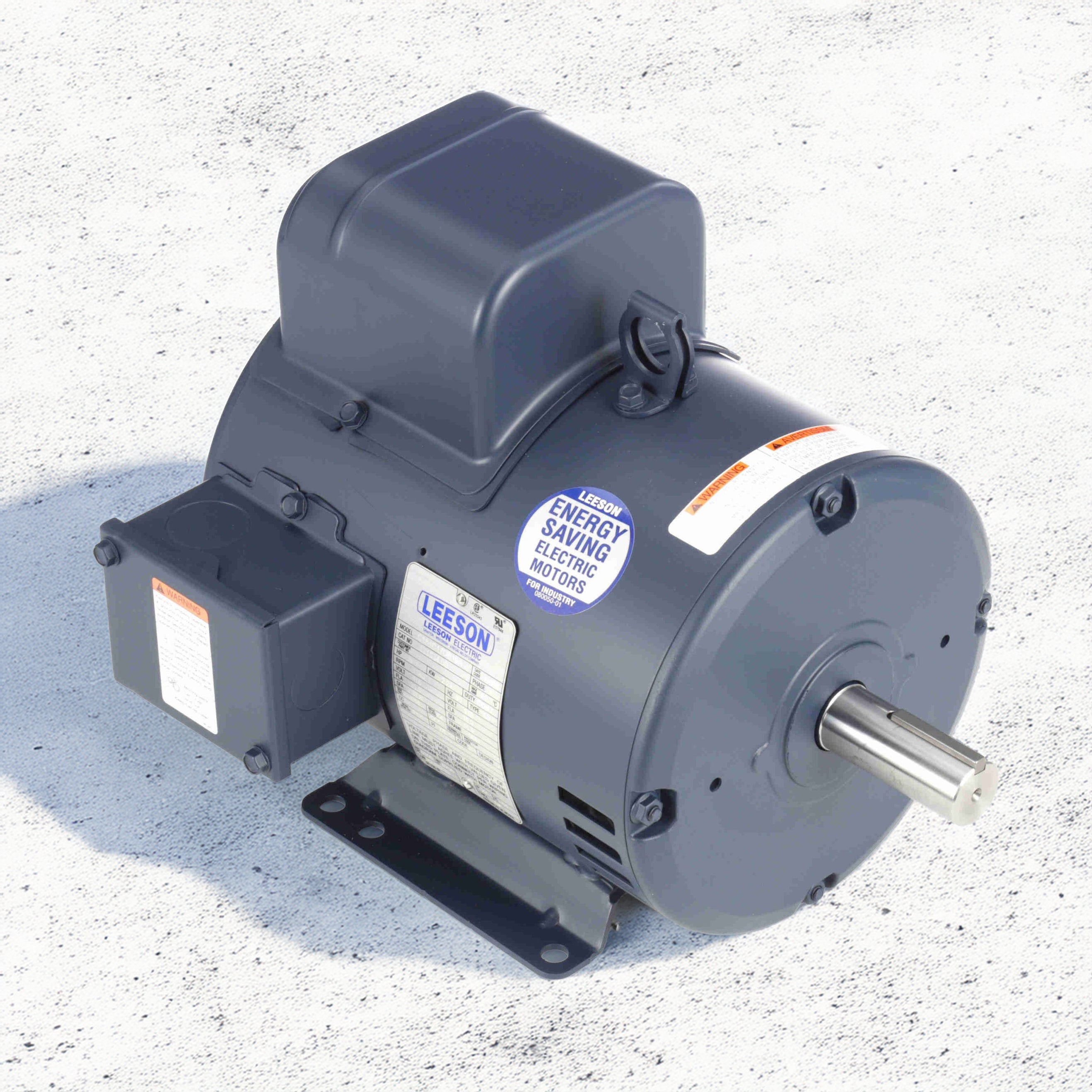 5HP LEESON 1740 RPM 184T DP 208-230V 1PH Air Compressor Motor