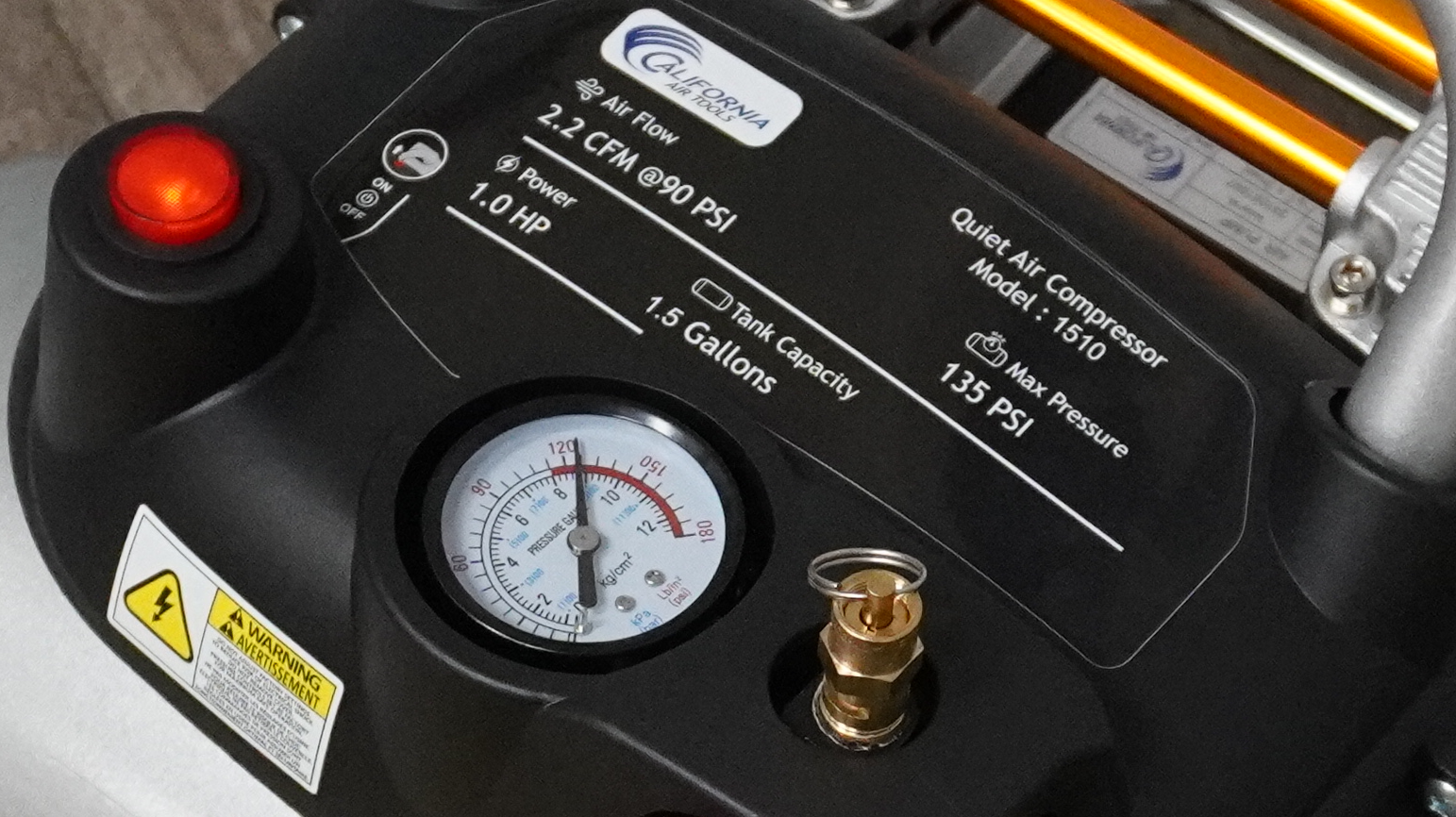 California Air Tools 1510 Quiet Air Compressor | CAT-1510