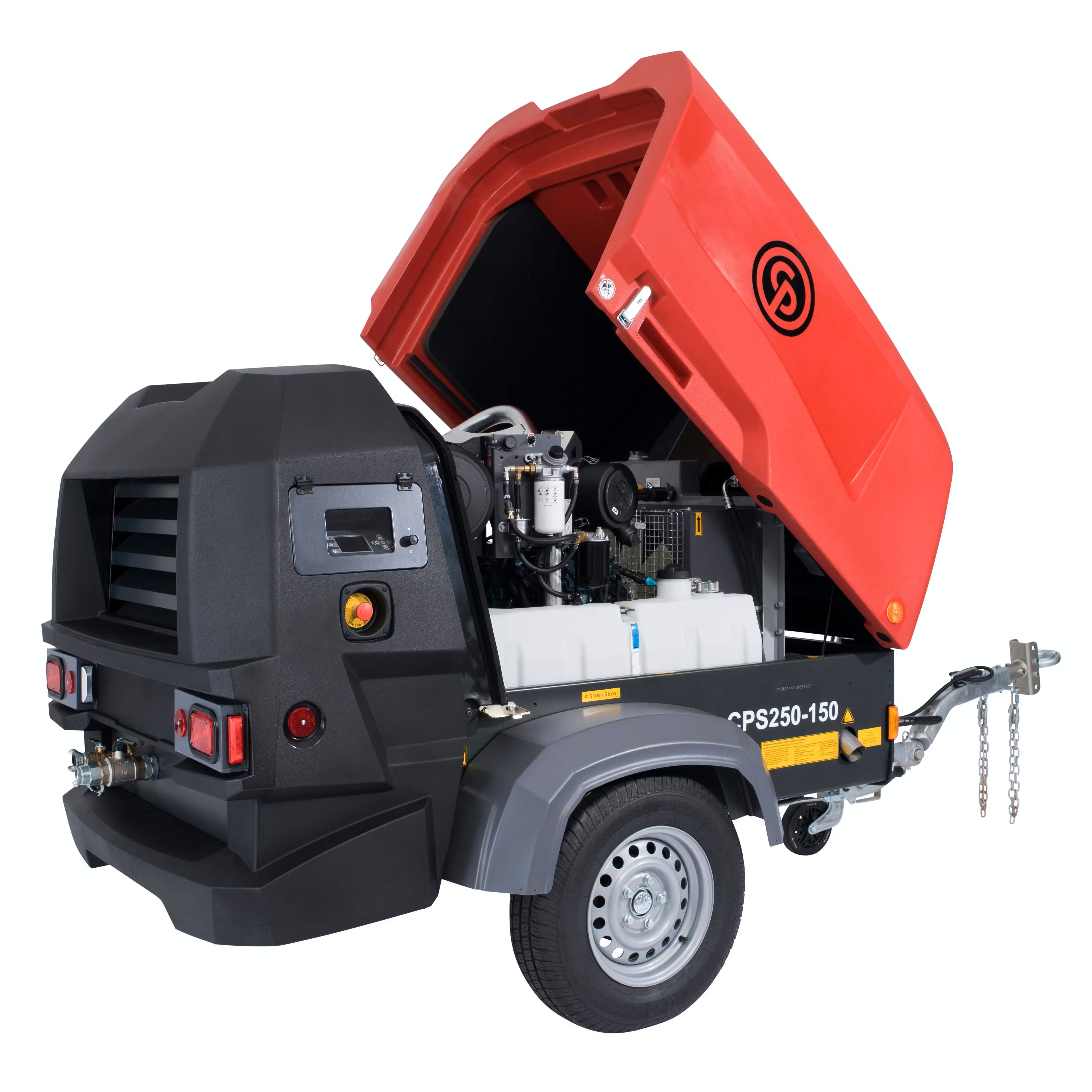 CPS 250 KD8 T4F Towable Rotary Screw Air Compressor