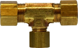 Warthog forged brass compression reducing tee fitting