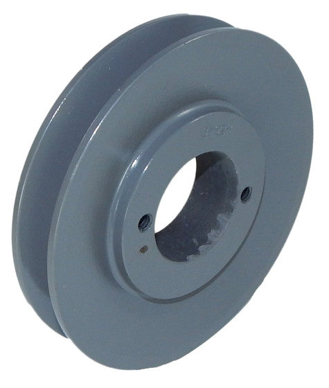 1B single-groove B-section cast iron V-belt pulley, SH-bushing type