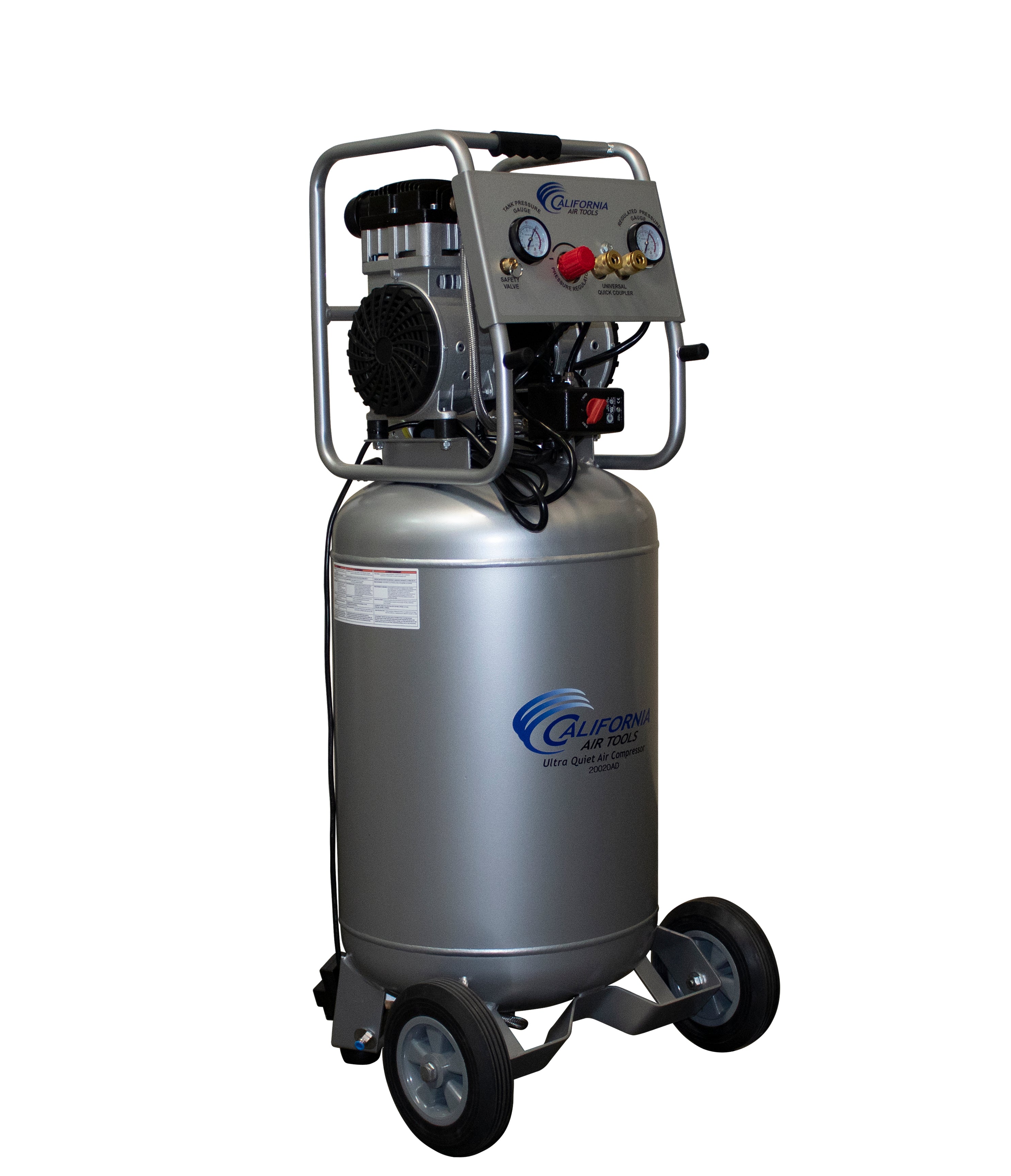 California Air Tools 2.0 Hp, 20.0 Gal. Steel Tank Air Ultra Quiet & Oil-Free Compressor with Automatic Drain Valve