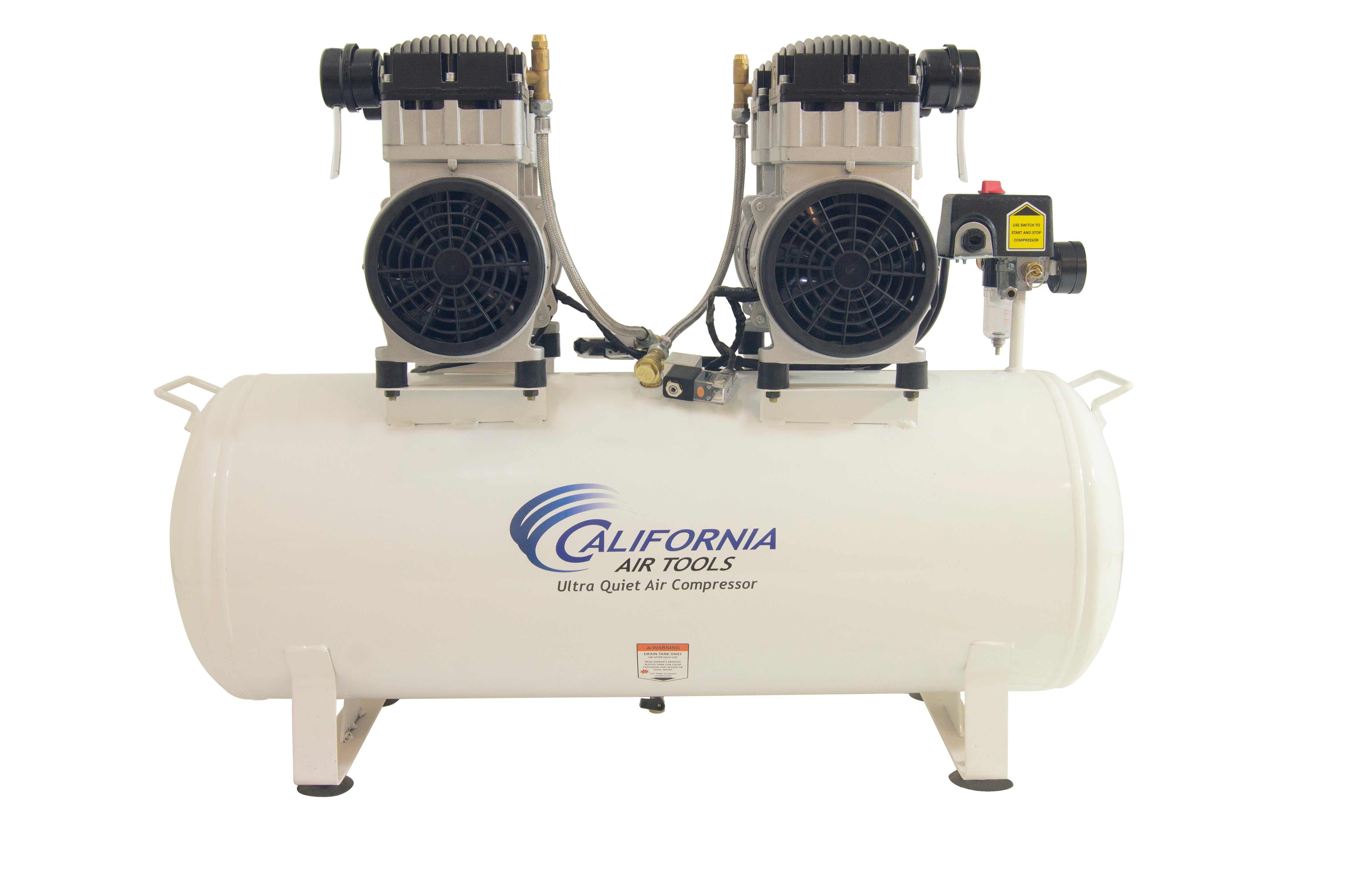 California Air Tools 4.0 Hp, 20.0 Gal. Steel Tank Ultra Quiet & Oil-Free Air Compressor | CAT-20040C