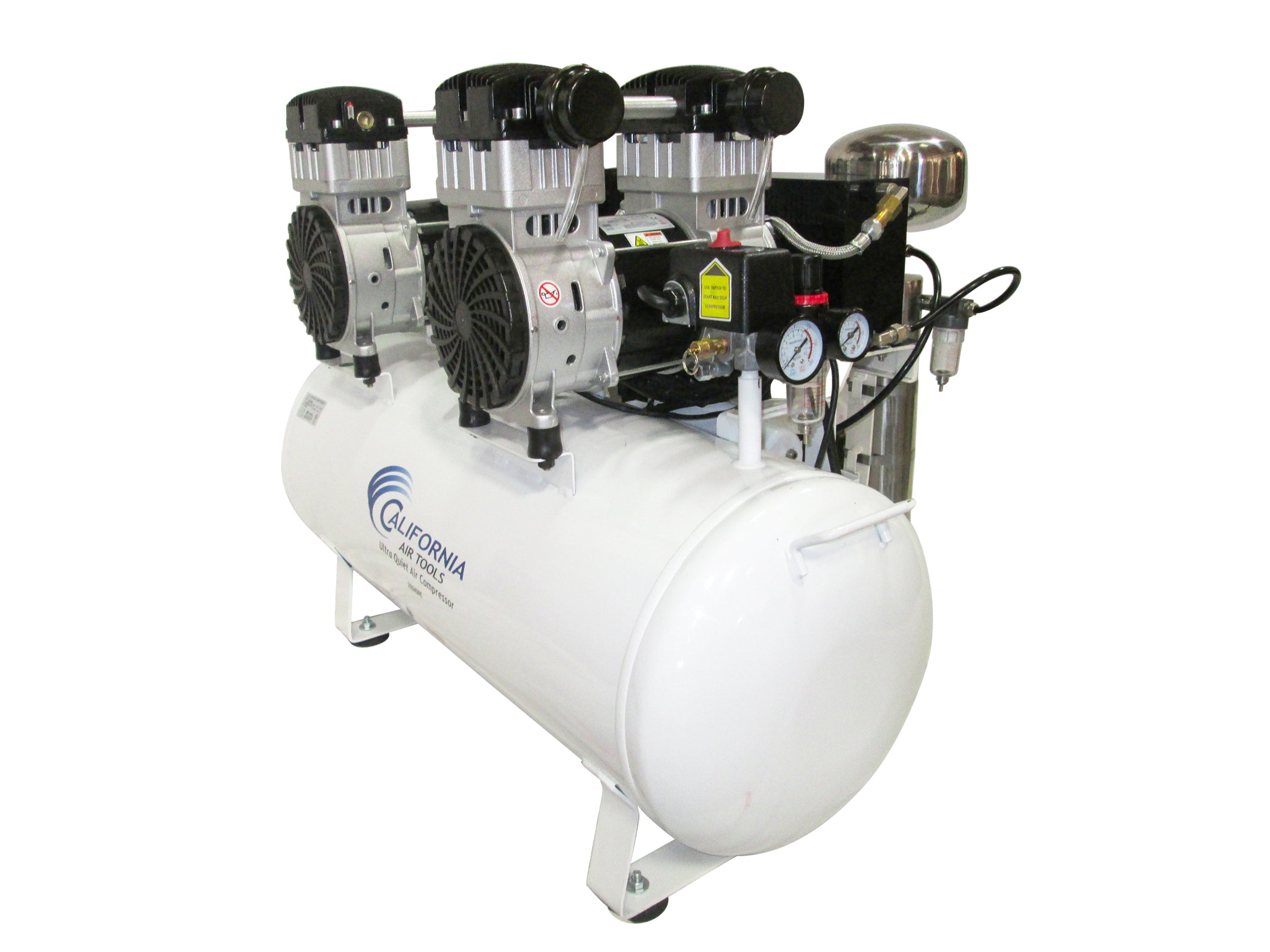 California Air Tools 4.0 Hp, 20.0 Gal. Steel Tank Ultra Quiet & Oil-Free Air Compressor with AirDrying System (220V 60HZ)