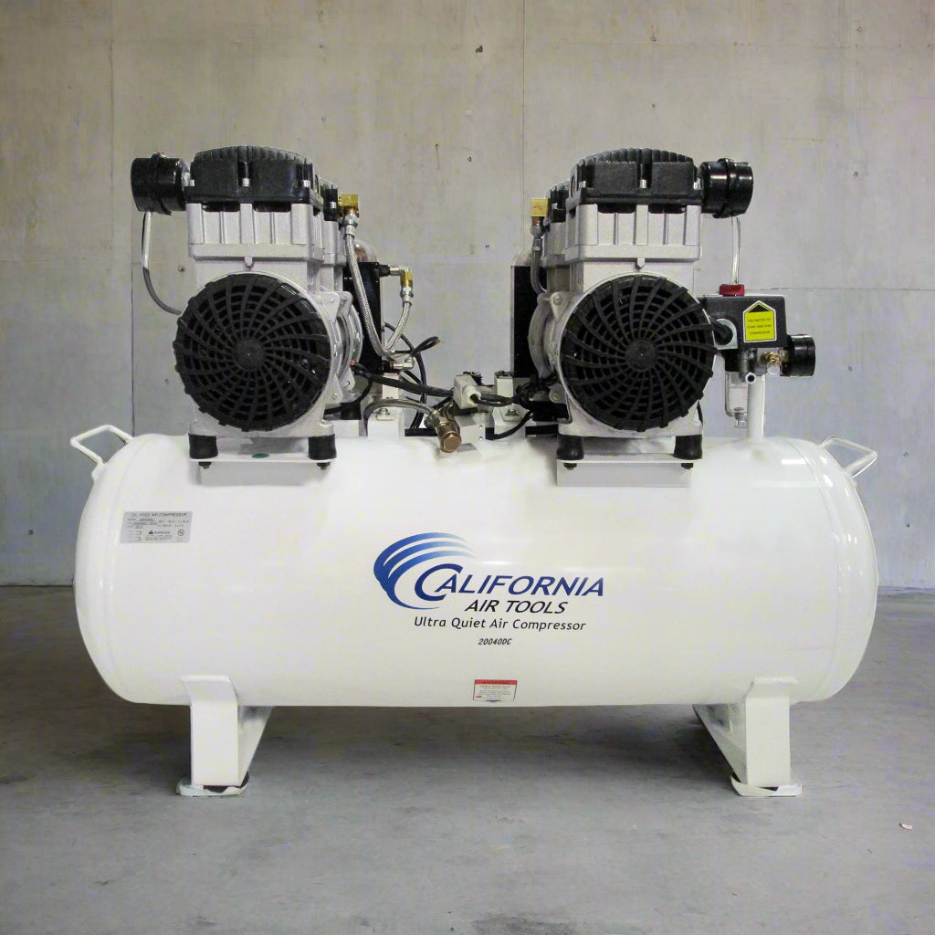California Air Tools 4.0 Hp, 20.0 Gal. Steel Tank Ultra Quiet & Oil-Free Air Compressor with AirDrying System (220V 60HZ)