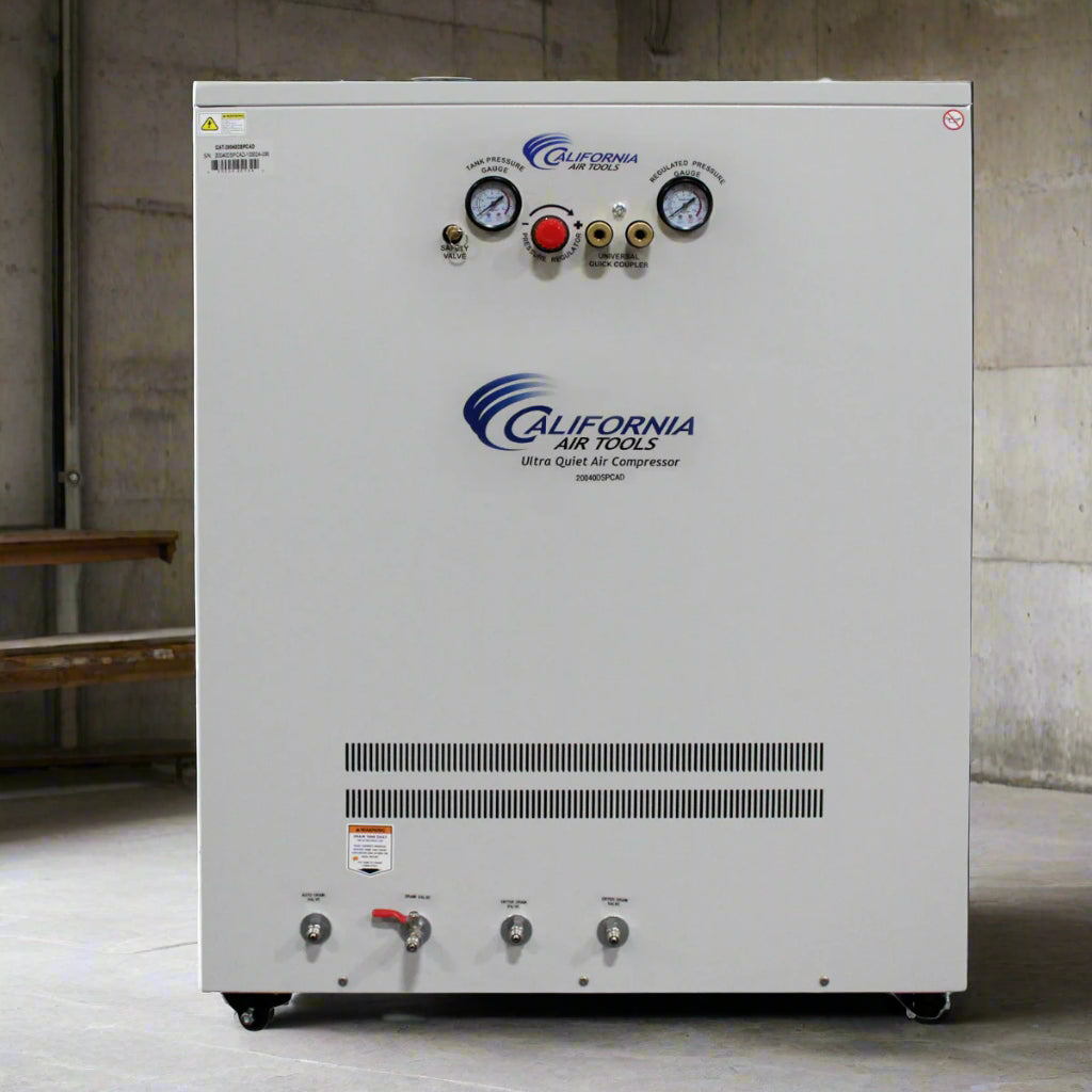 California Air Tools 4.0 Hp, 20.0 Gal. Ultra Quiet & Oil-Free Air Compressor with Air Drying System in Sound Proof Cabinet