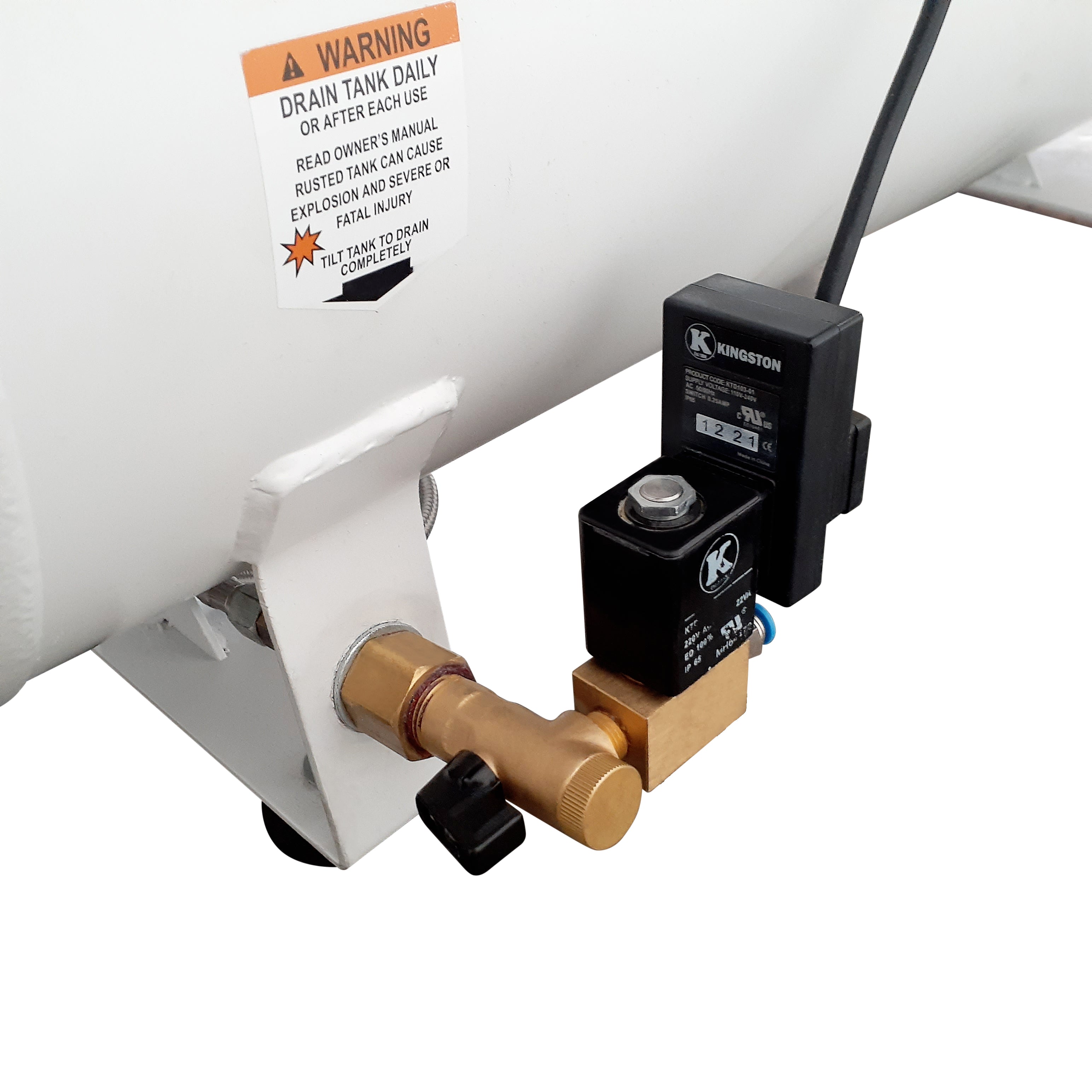 California Air Tools 6.0 Hp, 20.0 Gal. Steel Tank Ultra Quiet & Oil-Free Air Compressor with Auto Drain Valve