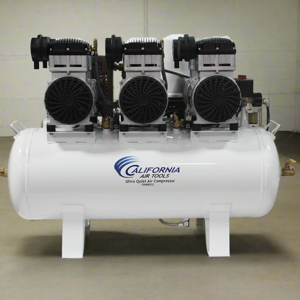 California Air Tools 6.0 Hp Ultra Quiet,Ultra Dry & Oil-Free Air Compressor with 98% Air Drying System and Twin-Tower Auto Purge