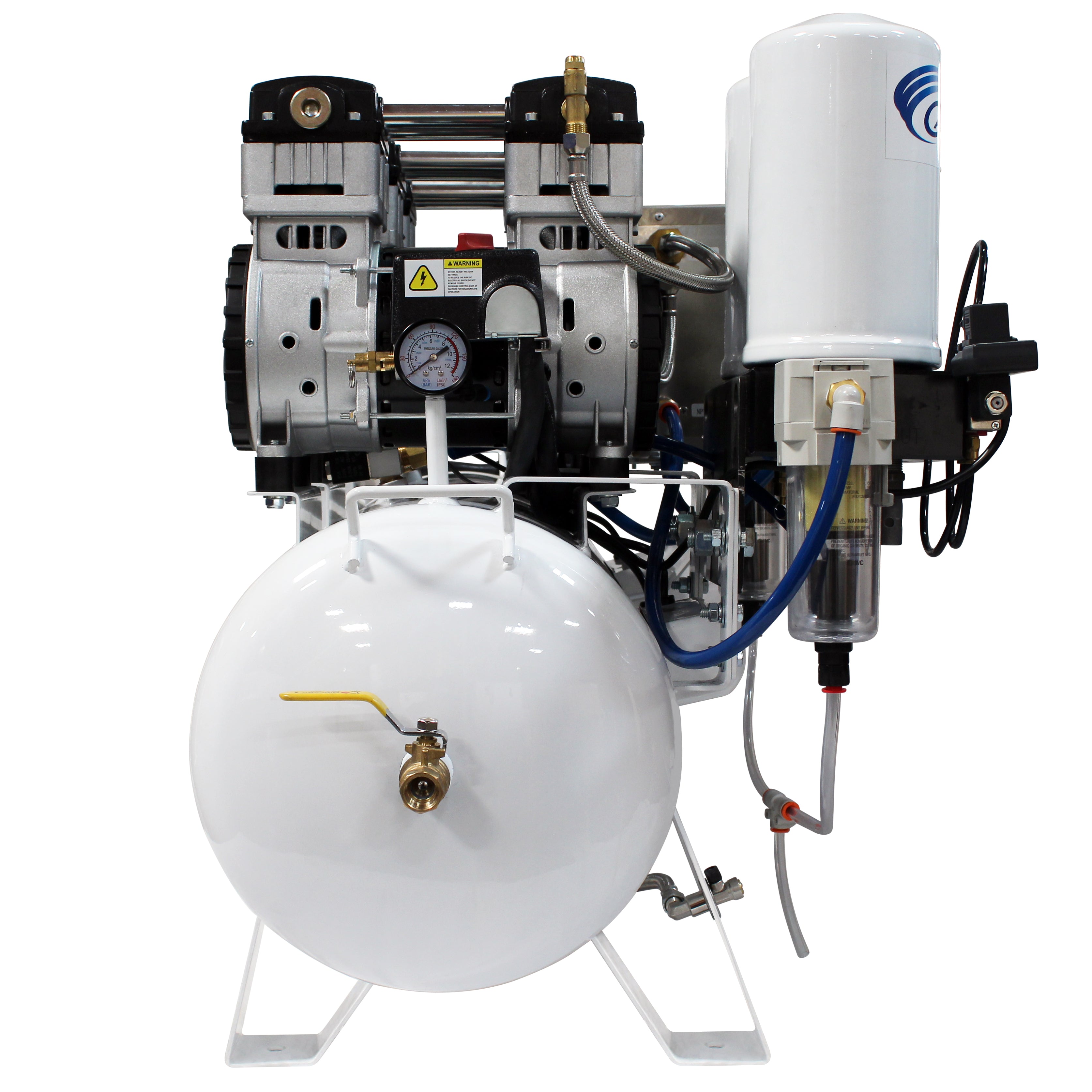 California Air Tools 6.0 Hp Ultra Quiet,Ultra Dry & Oil-Free Air Compressor with 98% Air Drying System and Twin-Tower Auto Purge