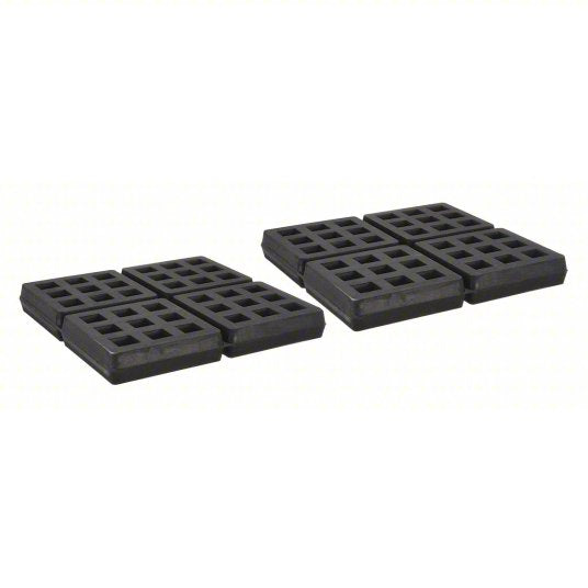ANTI-VIBRATION ISOLATION PADS, ALL RUBBER WAFFLE TYPE - R2x2x1
