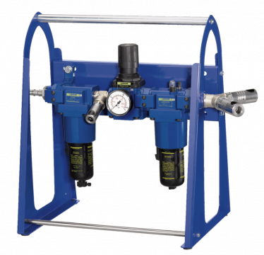 Filter-Regulator-Lubricator Alto 4 With A Non-Lubricated Outlet On A Gantry by Prevost