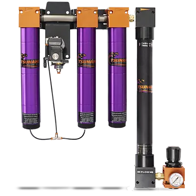 Tsunami 20 CFM 3-Stage Membrane Air Dryer with Electronic Drain