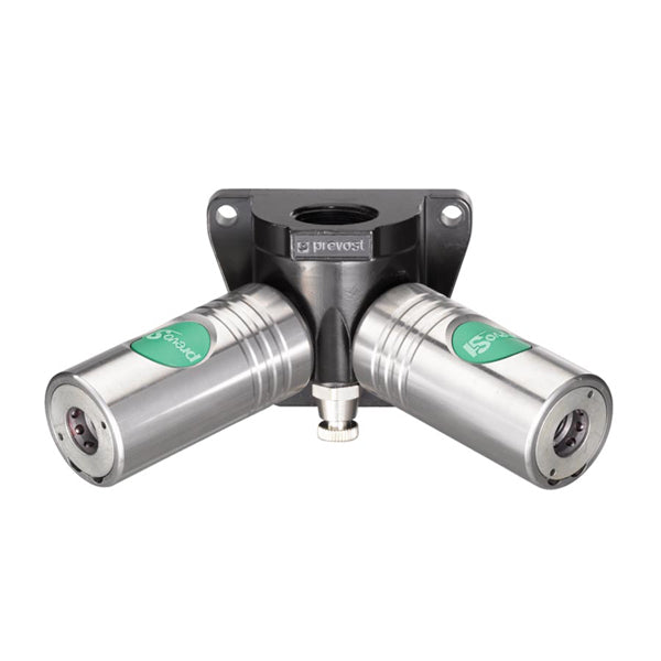 Wall Manifold With Stainless Couplers by Prevost for Aluminum Air Pipe