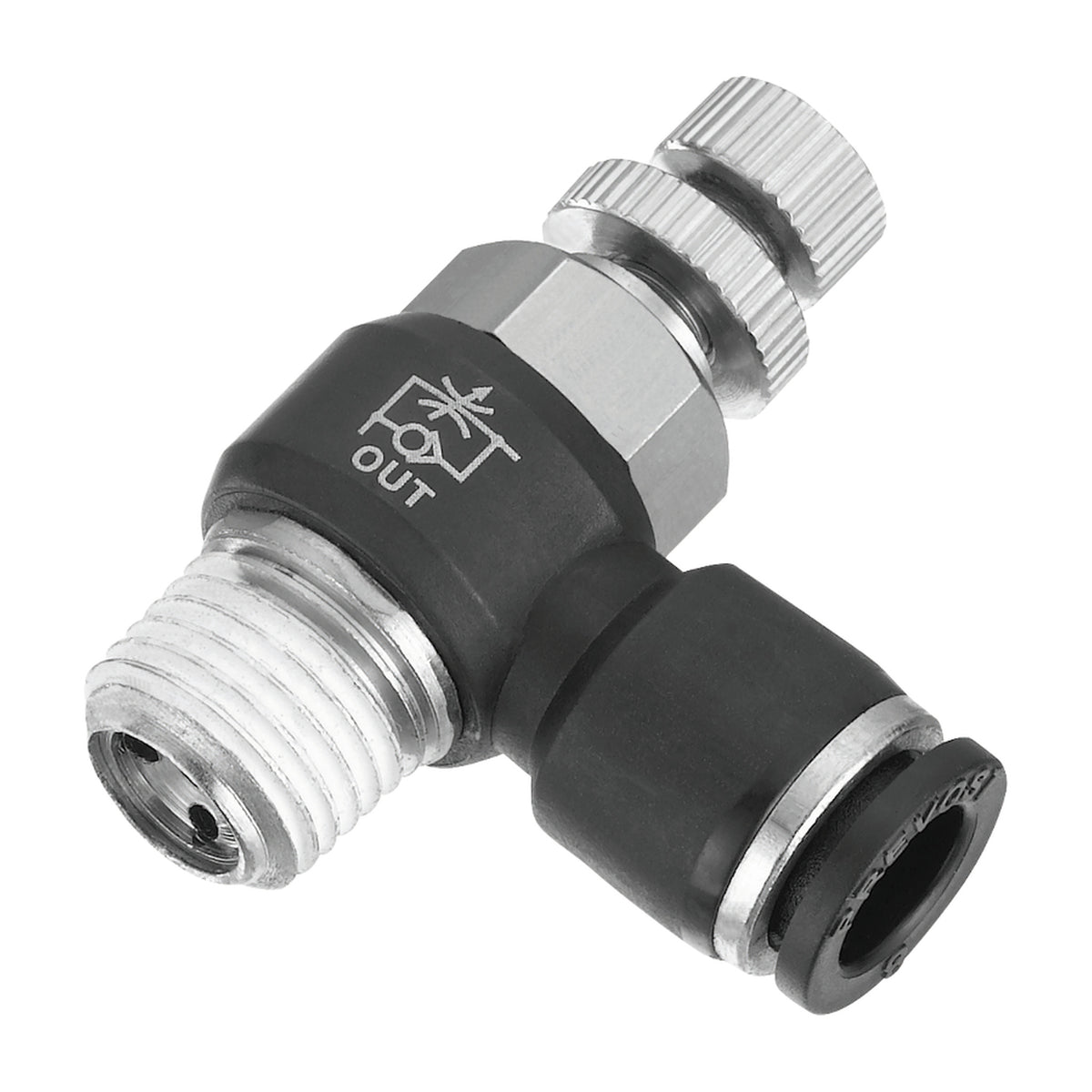 Prevost Conex flow regulator with knob, control out configuration