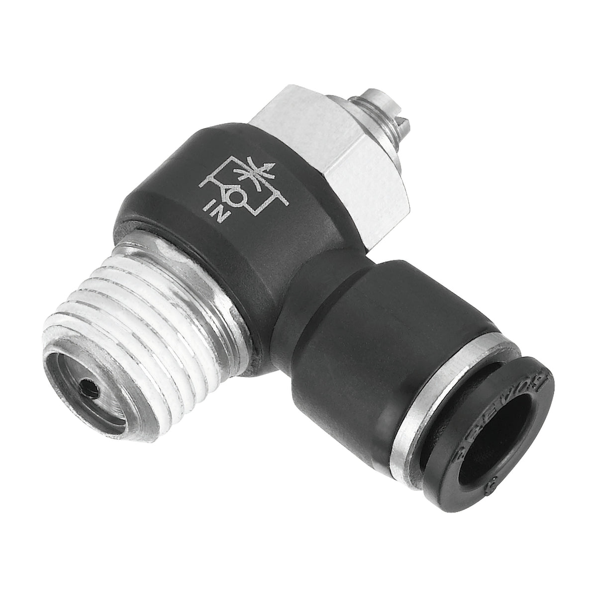 Prevost Conex flow regulator with adjusting screw, control in configuration