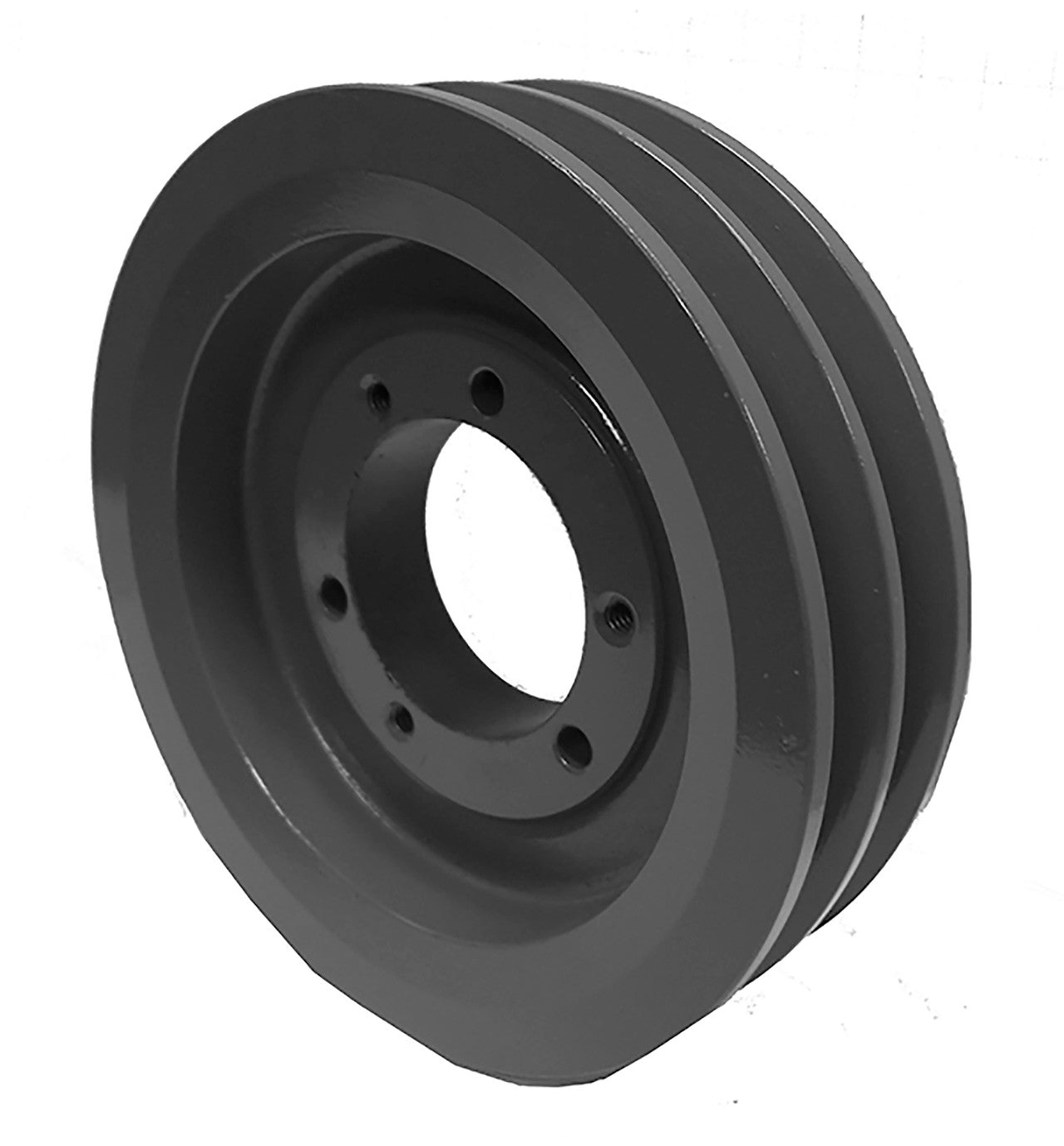 2B two-groove B-section cast iron V-belt sheave, SK bushing type