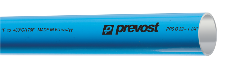 Prevost Aluminum Blue Pipe for Compressed Air (6ft - SHIPS UPS)