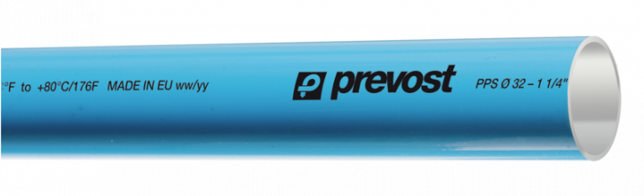 Prevost Aluminum Blue Pipe for Compressed Air (6ft - SHIPS UPS)