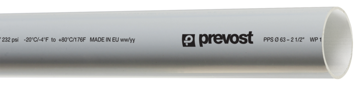 Prevost Aluminum Blue Pipe for Compressed Air (6ft - SHIPS UPS)