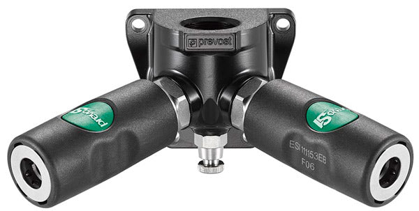 Wall Manifold With High Flow Couplers by Prevost for Aluminum Air Pipe