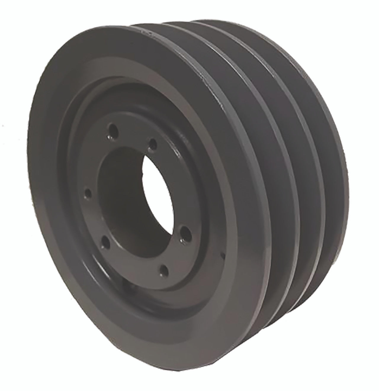 3B three-groove B-section cast iron V-belt sheave, SK bushing type