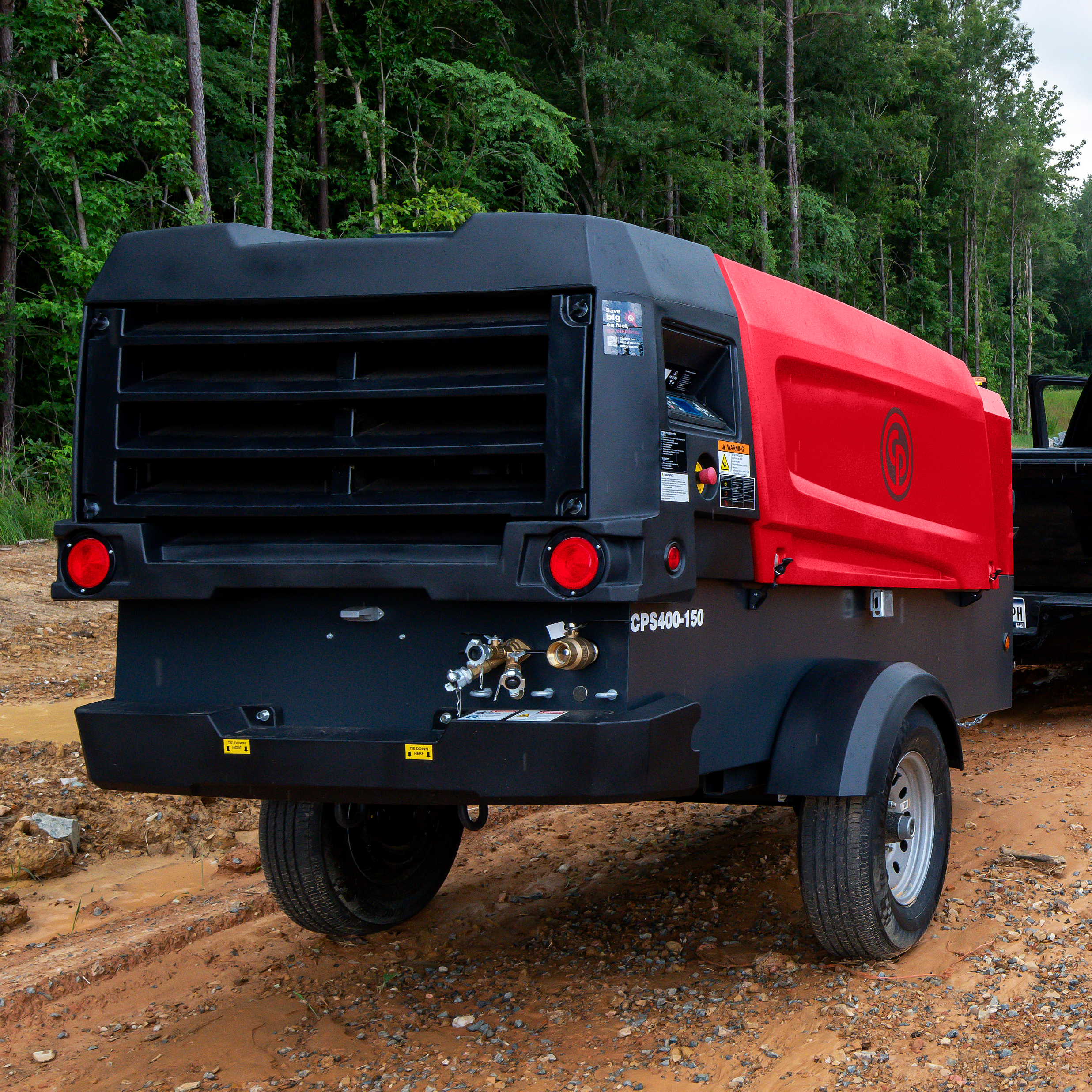 Chicago Pneumatic CPS 400-150 KoD Towable Rotary Screw Air Compressor